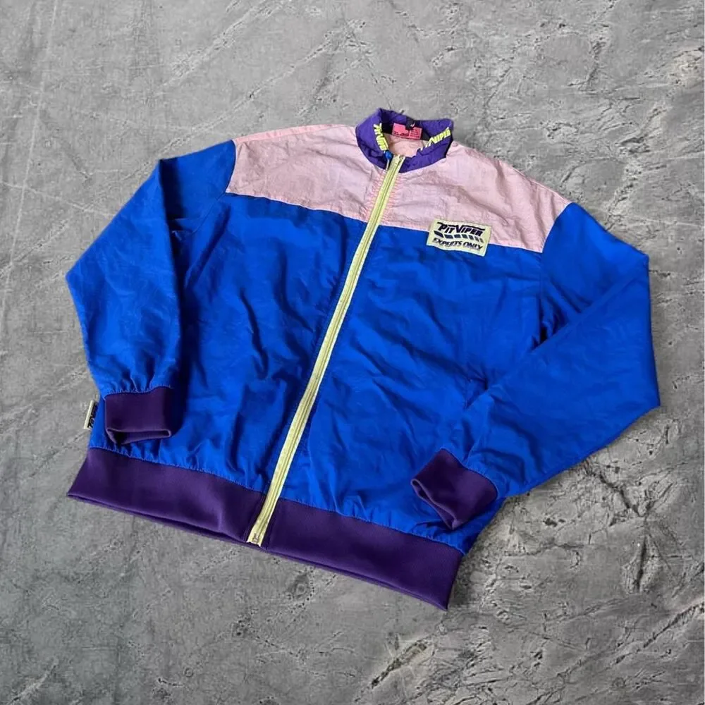 Pit Viper Vintage 80s/90s windbreaker ski snowboard jacket